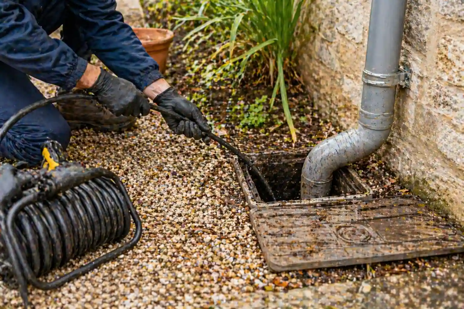 Comment déboucher une canalisation extérieure
