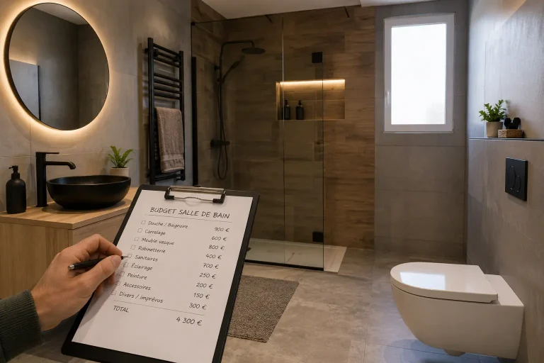 Quel budget prévoir pour une salle de bain